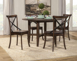 Alpine Furniture Alpine Arendal Round Dining Table - Oak