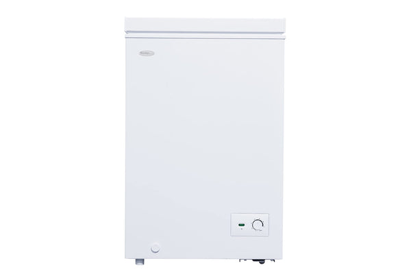 Danby Diplomat DCF035B1WM 3.5 Cu.Ft. Garage Ready Chest Freezer, Manual Defrost and Front-Mount Thermostat, in White