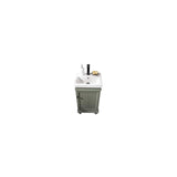Legion Furniture 18-inch Pewter Green Sink Vanity