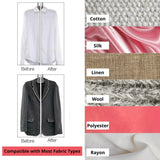 SALAV GS06-DJ Full Size Garment Steamer, Heats in 45secs, 1.3L Water Tank for 46mins of Steam Time, Dual-Insulated Hose, Includes Fabric Brush and Pants Press, 1500watts, Blush