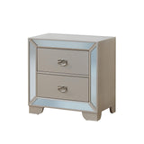 Glory Furniture LaVita 3 Drawer Nightstand in Oak