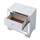 Glory Furniture Hollywood Hills 2 Drawer Nightstand in White