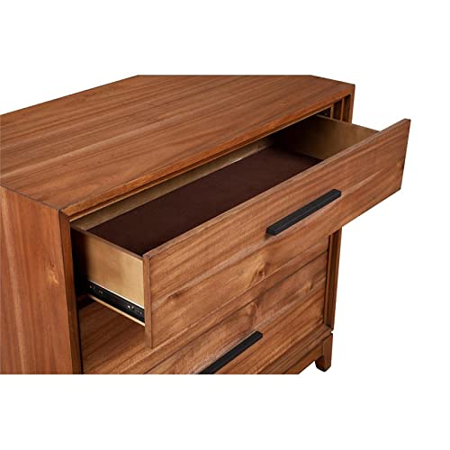 Origins by Alpine Nova 3 Drawer Small Chest in Honey Maple (Brown)