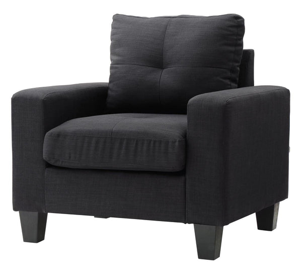 Glory Furniture Newbury Club Chair Black