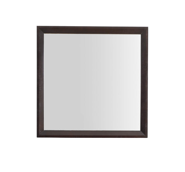 Glory Furniture Primo Mirror, Espresso Bed Room Furniture, 36" H x 36" W x 2" D,