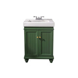 Legion Furniture 24-inch Vogue Green Sink Vanity