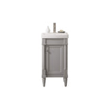 Legion Furniture 18-inch Gray Sink Vanity