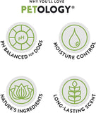 Petology Coconut Water Hydrating Hydrating Dog Shampoo, 16 oz - Natural, Gentle, Sulfate-Free, Infused with Tropical Coconut Water, Coconut Oil, and Vitamin E