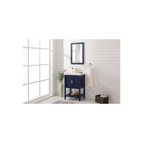 Legion Furniture 24-inch Kd Blue Sink Vanity