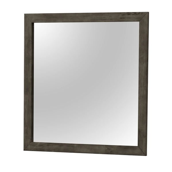 GLORY FURNITURE Burlington Mirror in Gray
