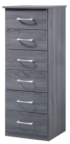 Glory Furniture Boston , Gray Lingerie Chest, 46" H X 18" W X 16" D