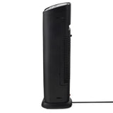 LifeSmart HT1053 1500 Watt Portable 24 Inch Electric Infrared Quartz Tower Space Heater for Indoor Use with 2 Heating Elements, Black