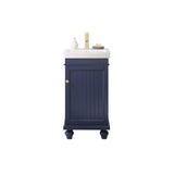 Legion Furniture 18-inch Blue Sink Vanity