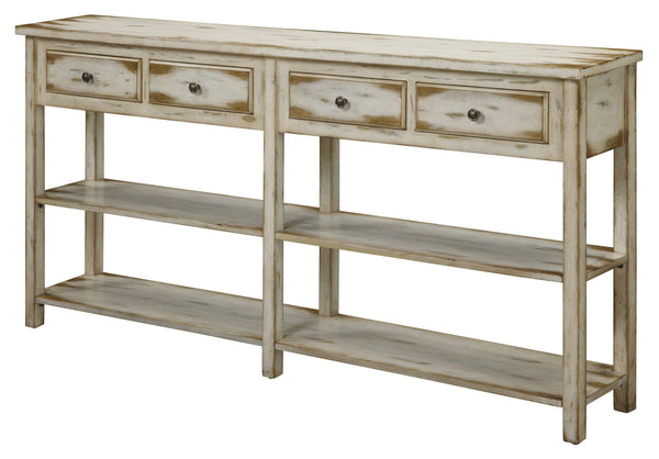 Four Drawer Console Table