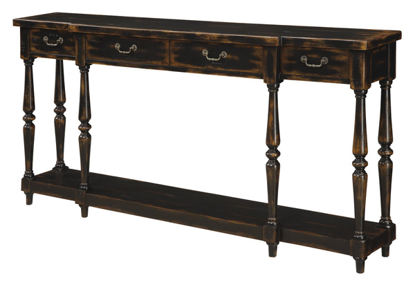 Four Drawer Console Table
