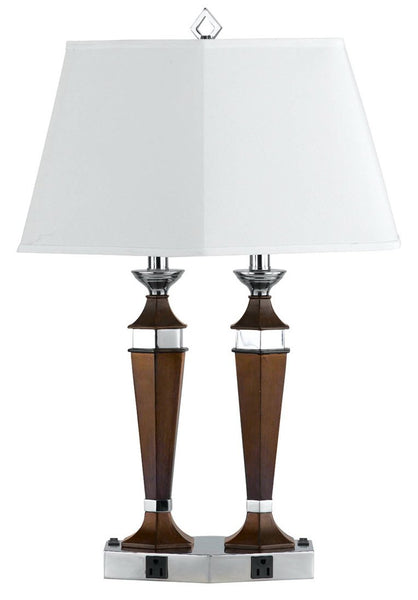 Cal Lighting CALLA-694DK-2R Transitional Two Desk lamp Lighting Accessories Brushed Steel