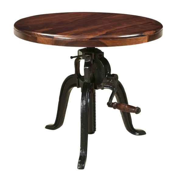 Manchester Adjustable Round Accent Table