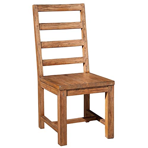 Alpine Furniture Shasta Set of 2 Wooden Side Chairs in Salvaged Natural (Brown)