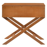 Glory Furniture Xavier 1 Drawer Nightstand in Oak