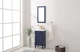 Legion Furniture 18-inch Blue Sink Vanity