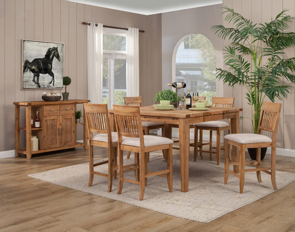 Alpine Furniture Aspen Counter Height Pub Chair (Set of 2)