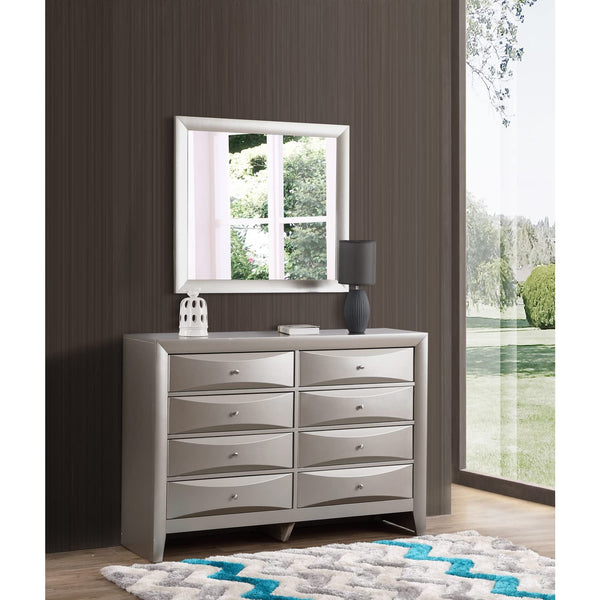 GLORY FURNITURE Marilla Mirror in Silver Champagne