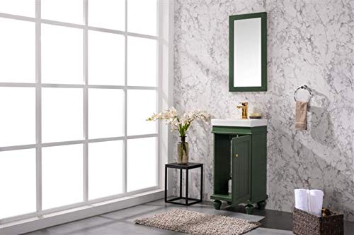 Legion Furniture 18-inch Vogue Green Sink Vanity