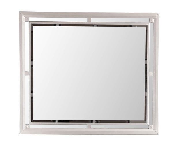Glory Furniture Alana , Champagne Mirror, 42" H X 36" W X 2" D