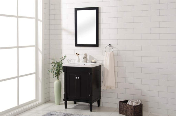Legion Furniture 24-inch Espresso Sink Vanity