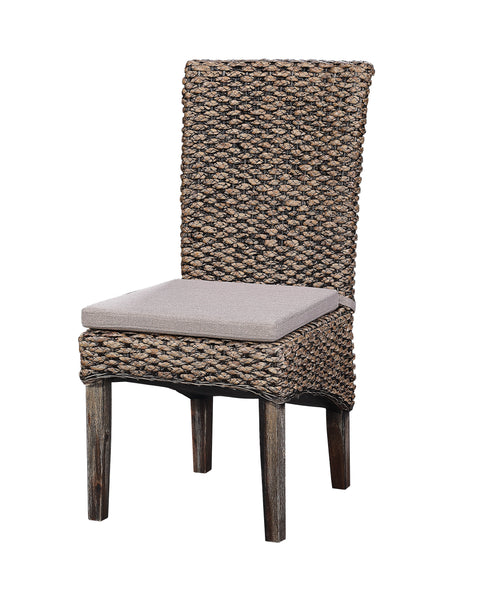 Set of 2 Seagrass Dining Chairs