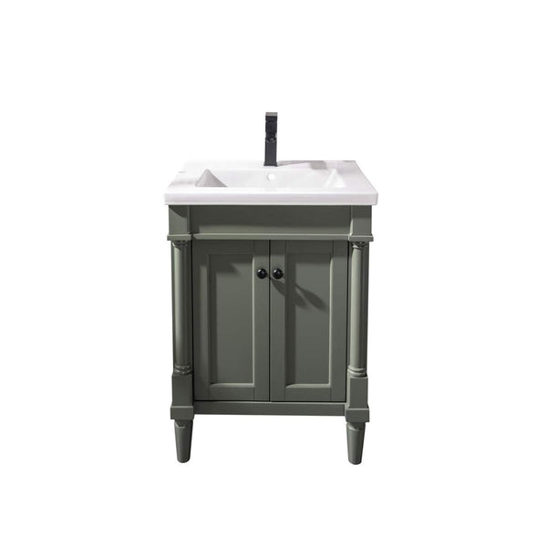 Legion Furniture 24-inch Pewter Green Sink Vanity