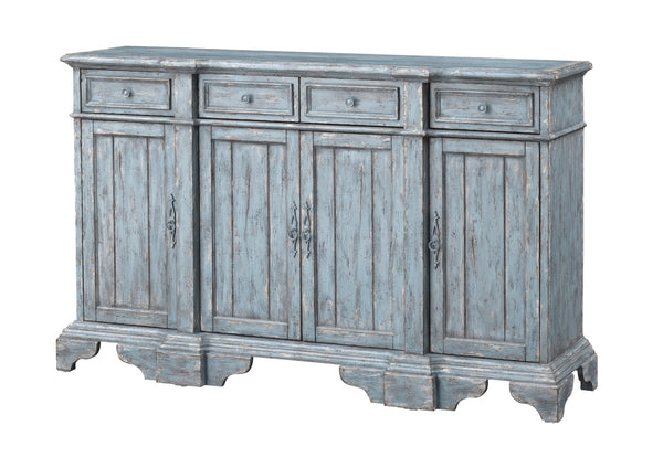 Four Drawer Four Door Credenza