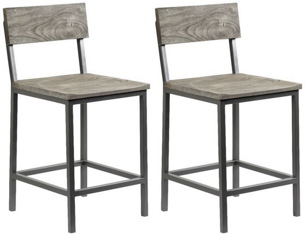 Set of 2 Yukon Counter Height Barstools
