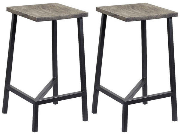 Set of 2 Yukon Counter Height Backless Barstools