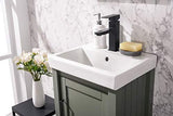 Legion Furniture 18-inch Pewter Green Sink Vanity
