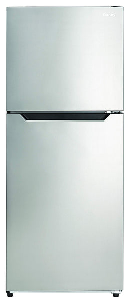 Danby DFF101B1BSLDB 10.1 Cu.Ft. Top Mount Freezer, Energy-Star Rated Apartment Refrigerator with Smudge Free Stainless Look