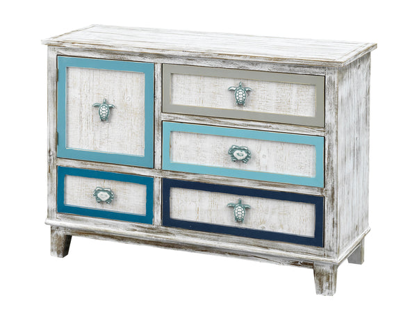 One Door Four Drawer Cabinet