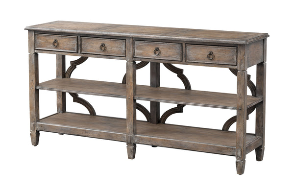 Four Drawer Console