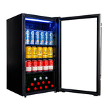 Danby DBC117A2BSSDD-6 117 (355 ml) Can Capacity Beverage Center Single Glass Door Mini-Fridge