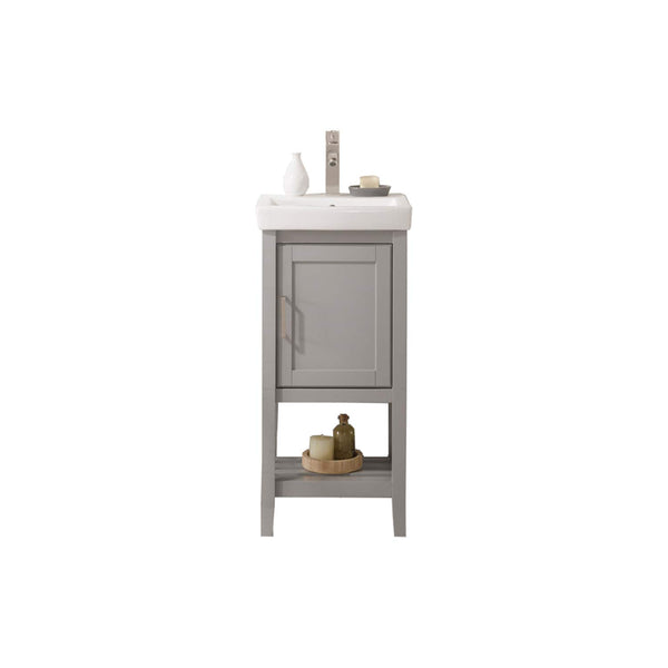 Legion Furniture 18-inch Gray Sink Vanity