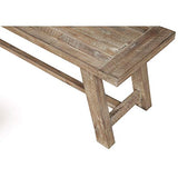 Alpine Furniture Newberry Bench, Weathered Natural