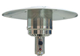 Hanover H003SS-CV 7-Ft. 48,000 BTU Steel Umbrella Propane Patio Heater, Stainless Steel