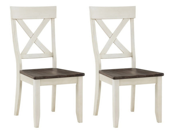 Set of 2 Bar Harbor II Crossback Dining Chairs