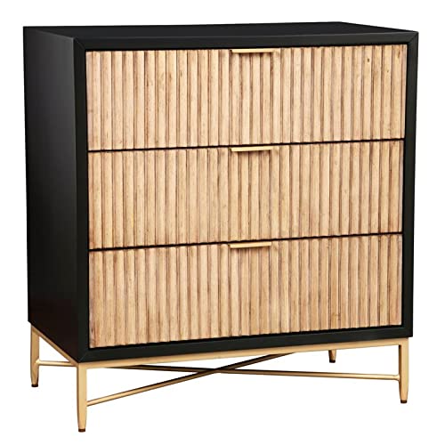 Origins by Alpine Larsen 3 Drawer Small Chest in Black