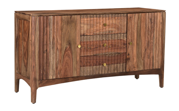 Two Door Three Drawer Credenza