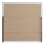 GLORY FURNITURE Lorana Mirror in Silver Champagne