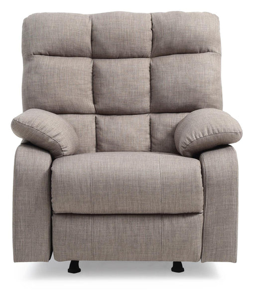 Glory Furniture Cindy Recliner, Gray. Living Room Furniture, 38" H x 37" W x 39" D