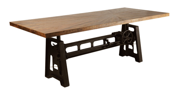 Adjustable Height Crank Dining Table - 2 Cartons
