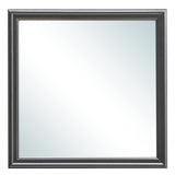 GLORY FURNITURE Lorana Mirror in Metalic Black