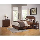 Alpine Furniture Baker 3 Drawer Small Wood Chest in White